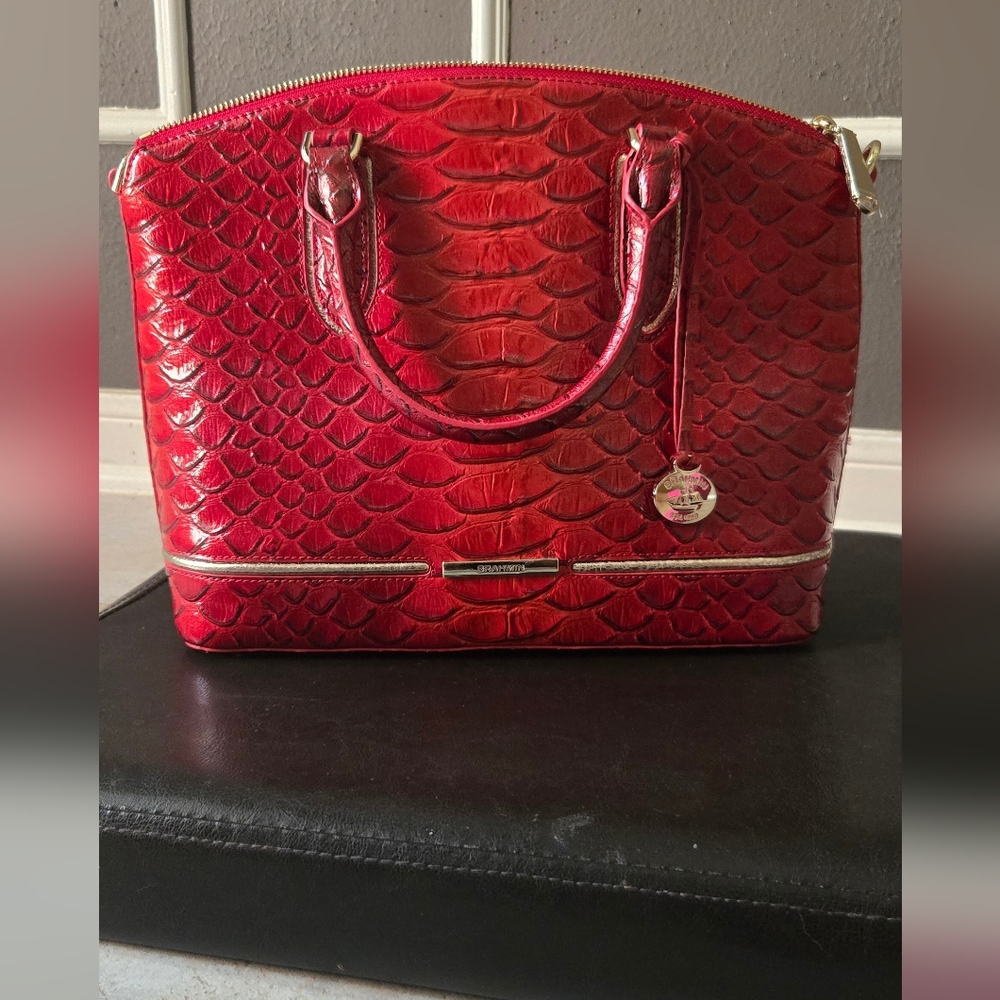 Brahmin Duxbury Satchel (Heat Brasillia) - Picture 4 of 8